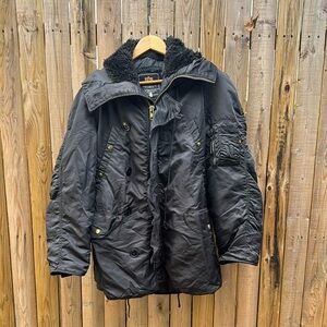 Alpha Industries Black Military Field Jacket